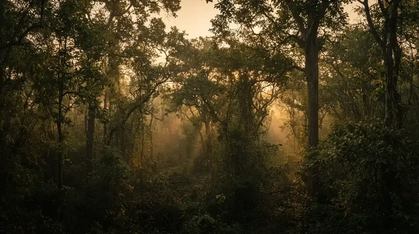Vanya Dome Glamp - luxury geodesic dome nestled in the forest canopy near Tadoba